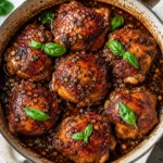 Spicy Honey Garlic Chicken Thighs