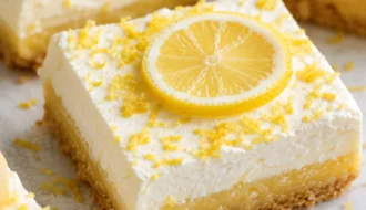 Classic No-Bake Lemon Bars