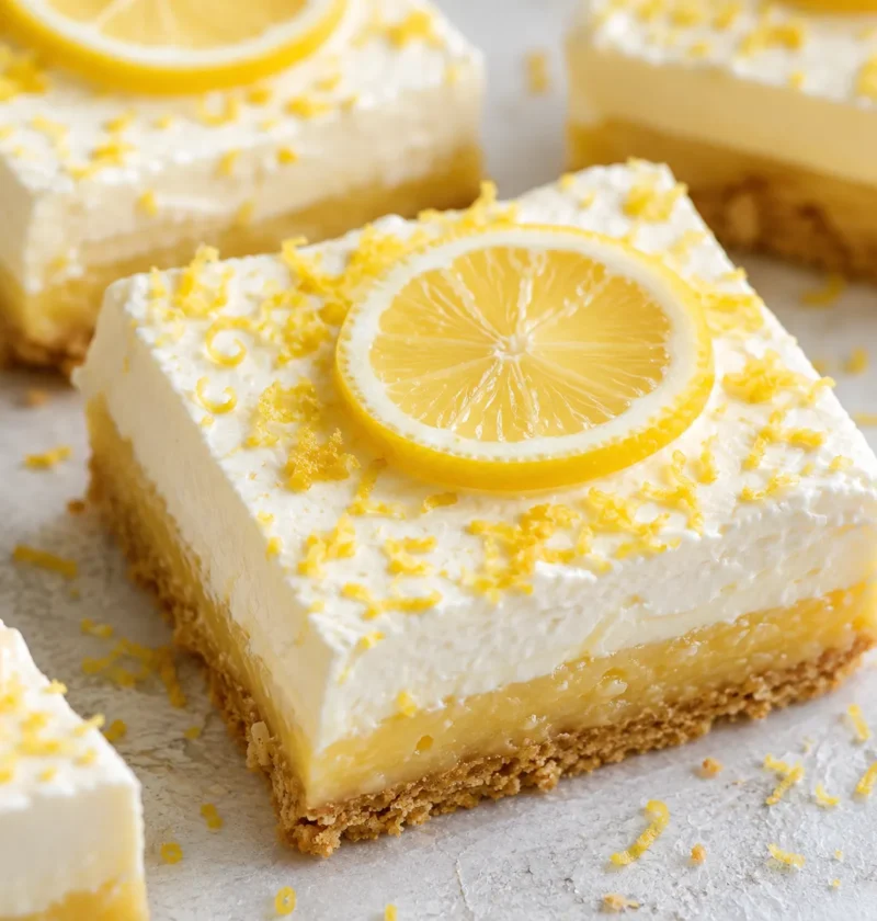 Classic No-Bake Lemon Bars