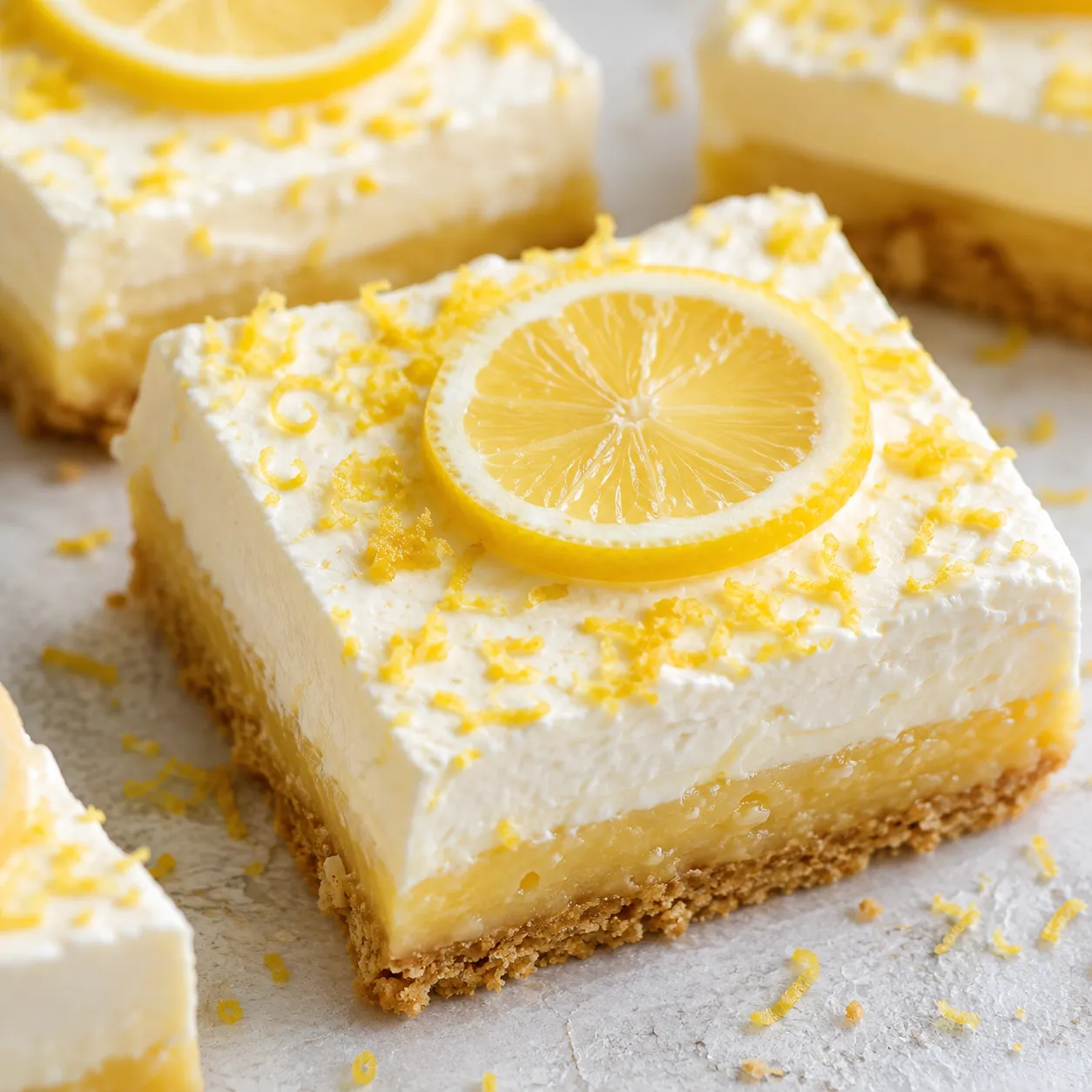 Classic No-Bake Lemon Bars