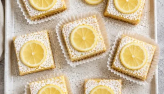 Cream Cheese No-Bake Lemon Bars