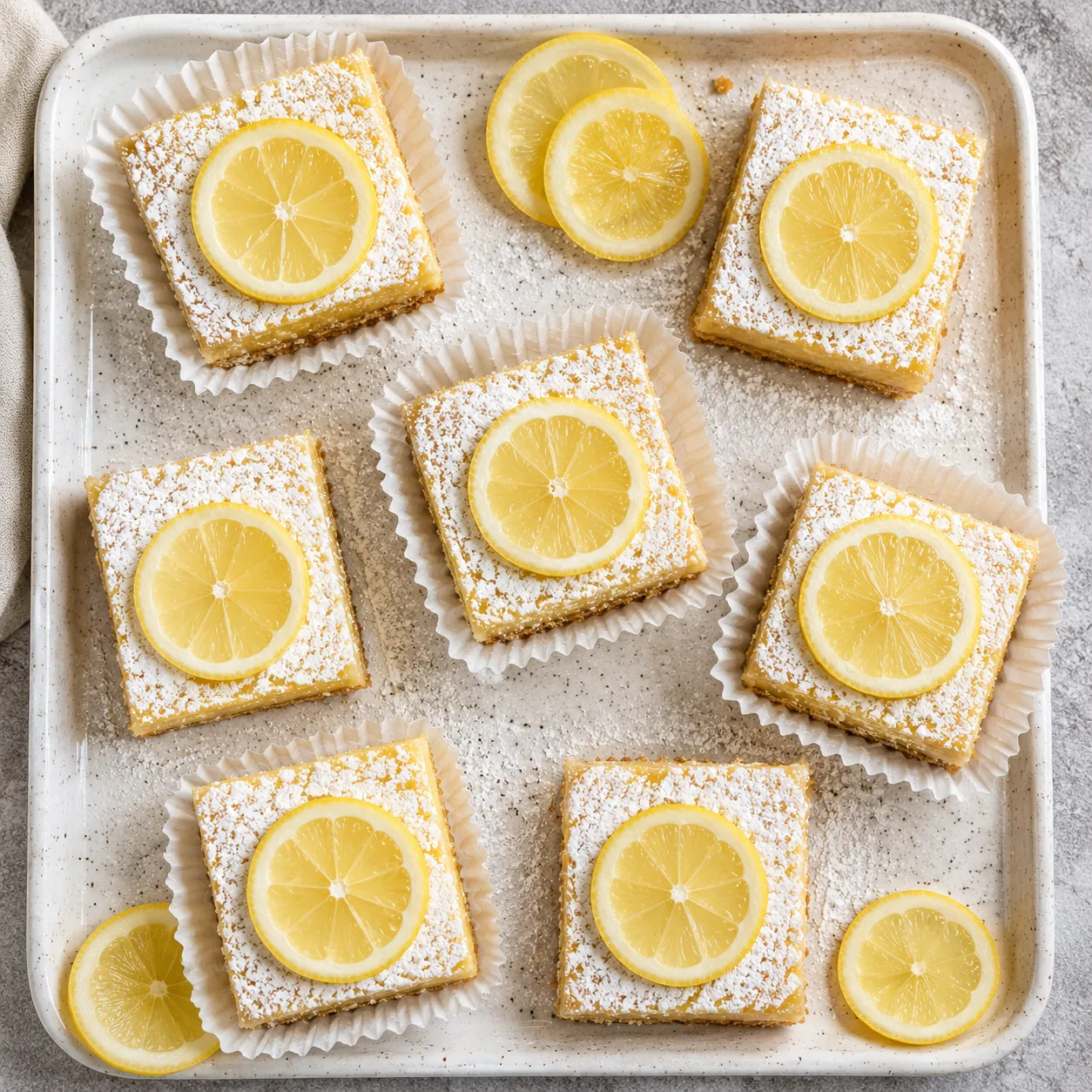 Cream Cheese No-Bake Lemon Bars