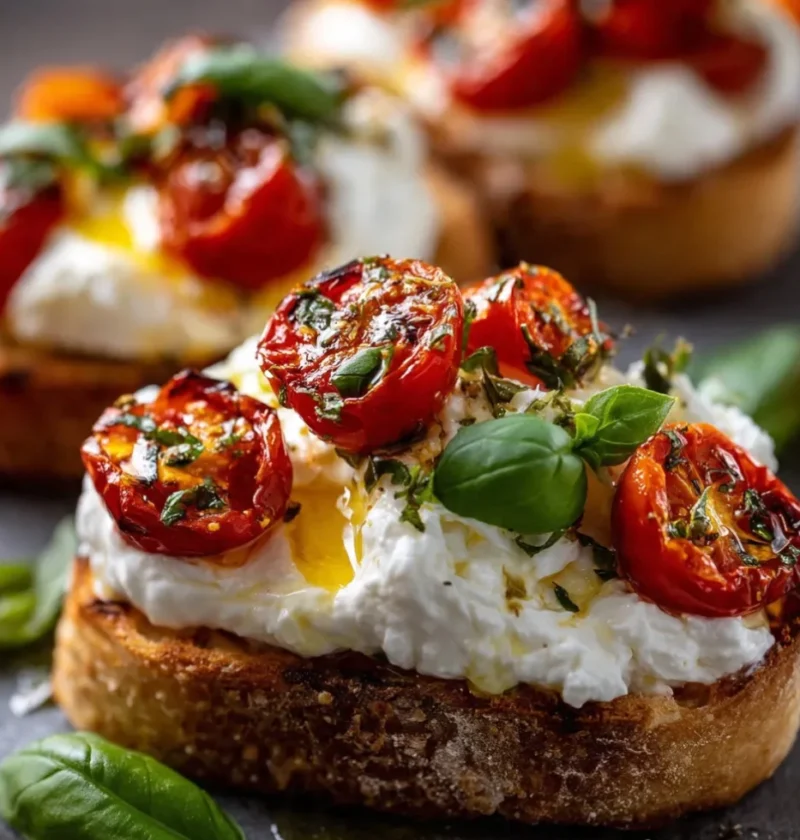 Burrata bruschetta