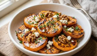 Caramelized sweet potatoes