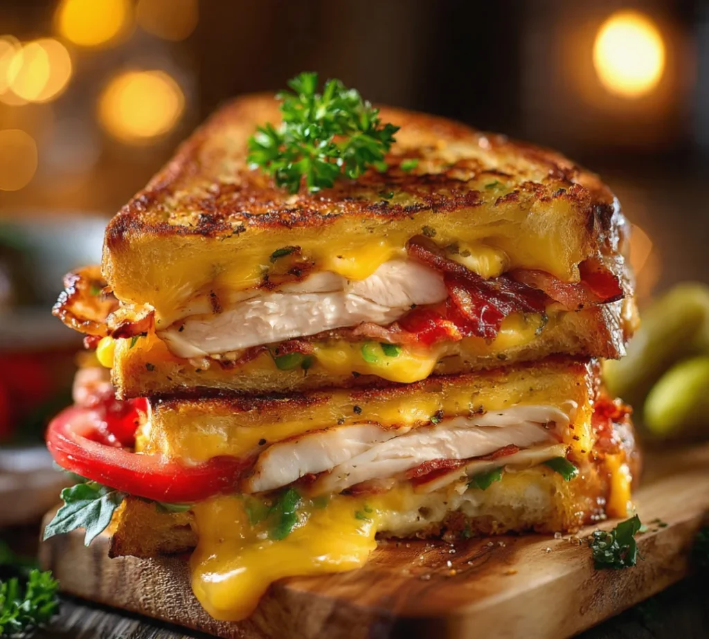 Cheddar and Bacon Turkey Melts on Sourdough & Must Try Recipe - Cheddar and Bacon Turkey Melts on Sourdough & Must Try Recipe