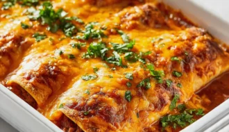 Cheesy Beef Enchiladas