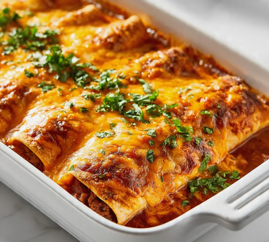 Cheesy Beef Enchiladas – Delicious and Delightful