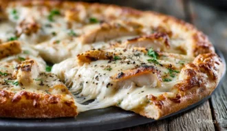 Chicken Alfredo Pizza