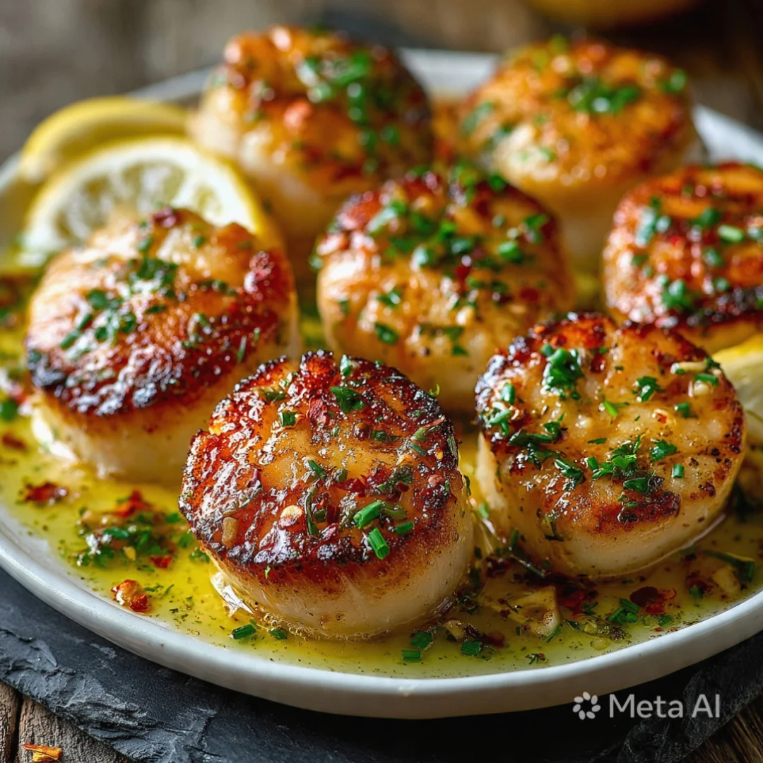 Cowboy Butter Scallops