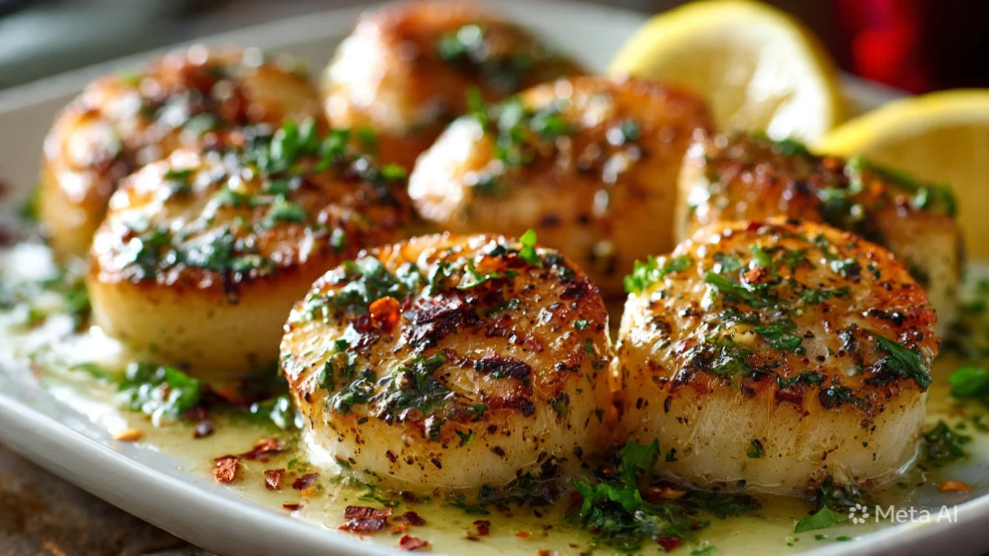 Cowboy Butter Scallops