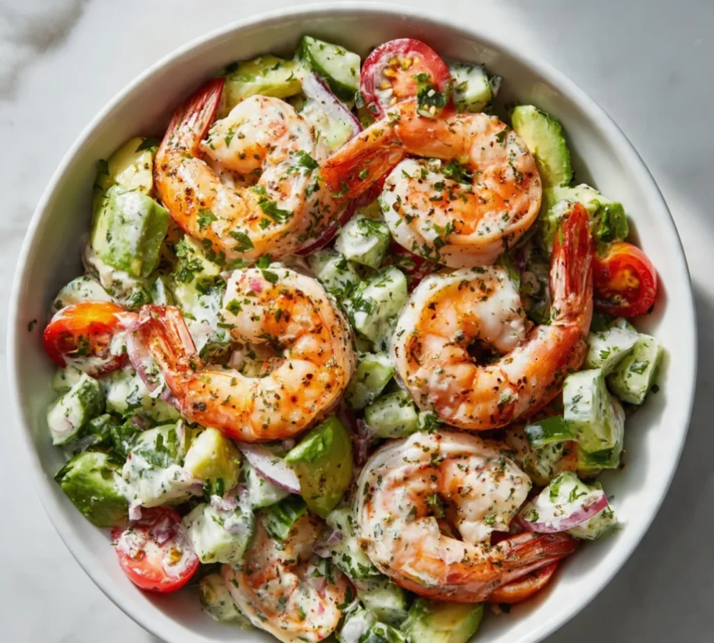 Creamy Avocado Shrimp Salad – Easy and Refreshing - Creamy Avocado Shrimp Salad – Easy and Refreshing