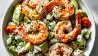 Creamy Avocado Shrimp Salad