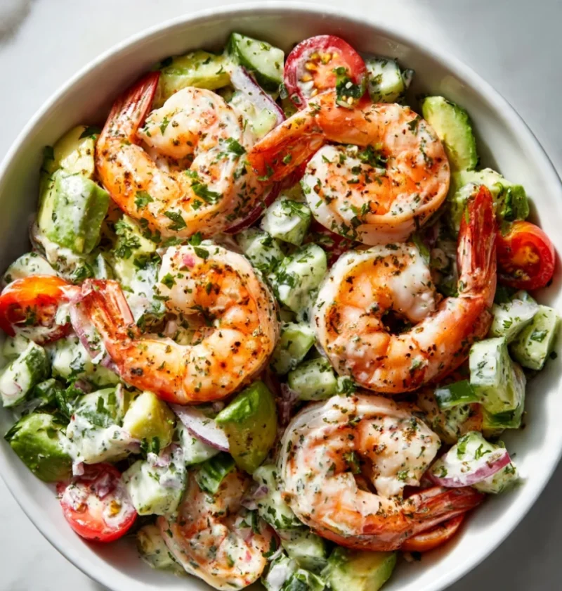 Creamy Avocado Shrimp Salad