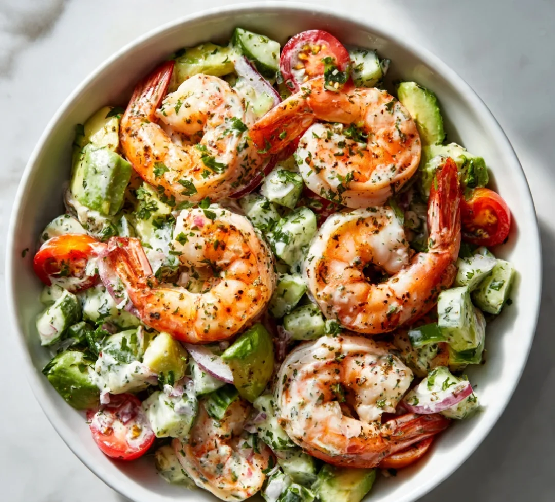 Creamy Avocado Shrimp Salad – Easy and Refreshing