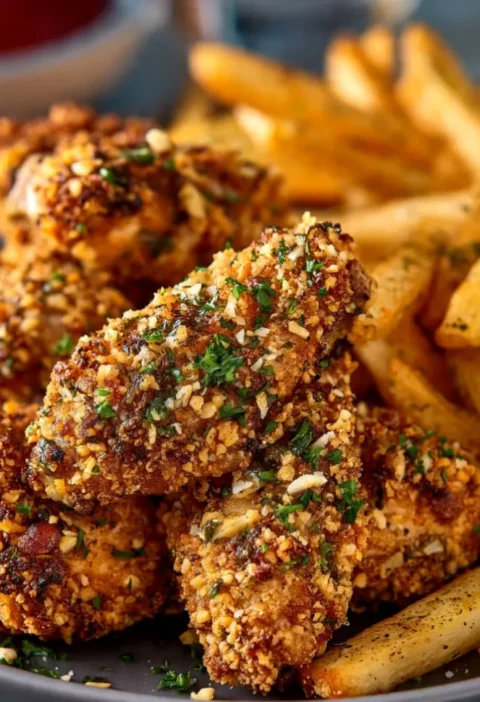 Crispy Garlic Parmesan Wings