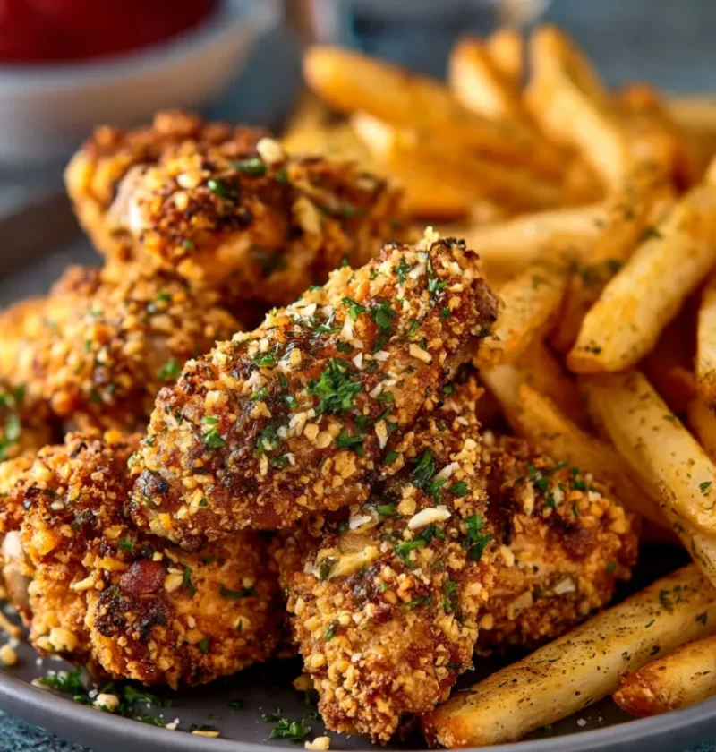 Crispy Garlic Parmesan Wings