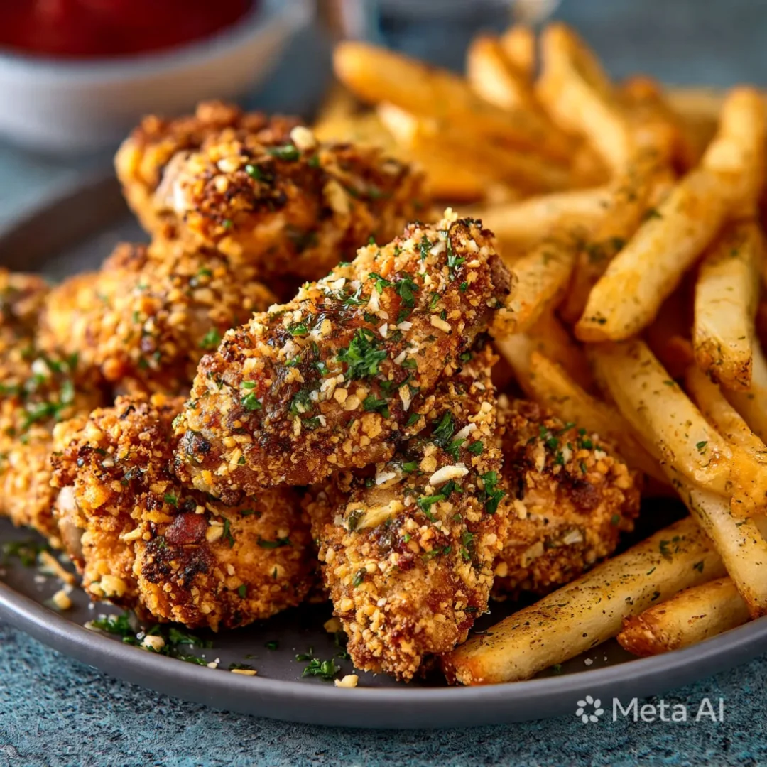 Crispy Garlic Parmesan Wings