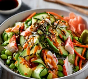 Easy California Roll Cucumber Salad & Easy and Refreshing