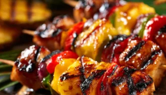 Hawaiian Chicken Skewers