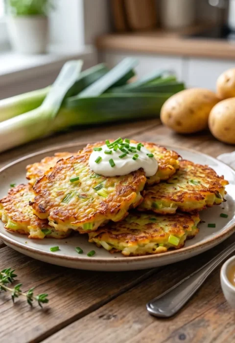 Leek Potato Pancakes