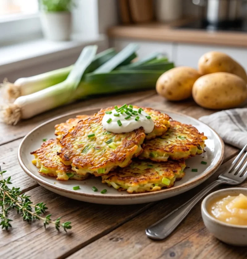 Leek Potato Pancakes