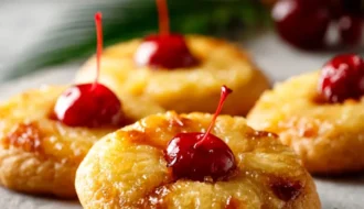 Pineapple Upside Down Sugar Cookies