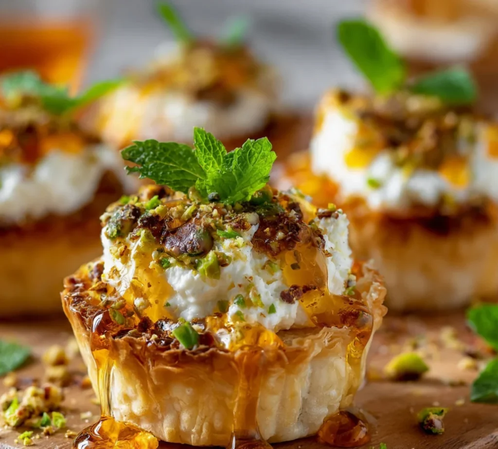 Ricotta Pistachio Honey Bites: A Delectable Snack Awaits! - Ricotta Pistachio Honey Bites: A Delectable Snack Awaits!