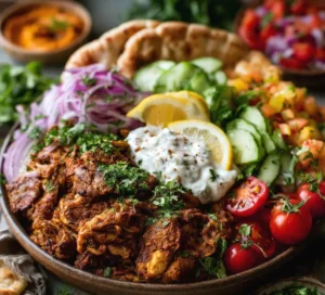 Slow Cooker Chicken Shawarma