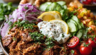Slow Cooker Chicken Shawarma