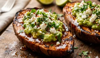 Stuffed Sweet Potato Boats