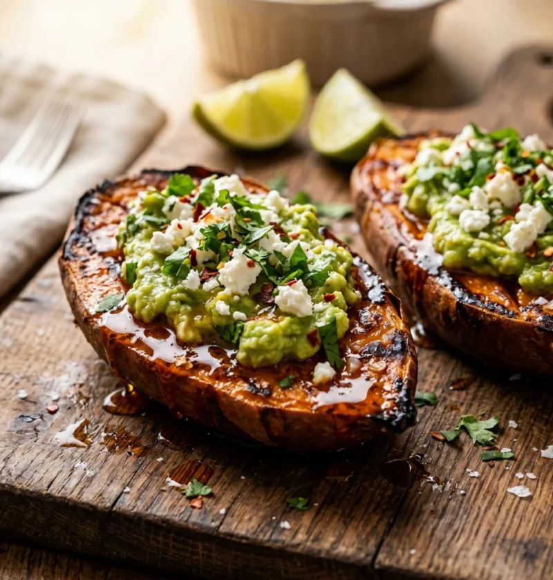 Stuffed Sweet Potato Boats
