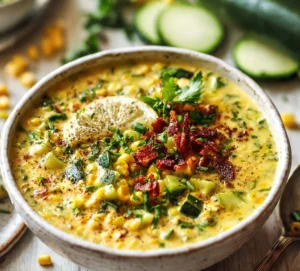 Zucchini Corn Chowder