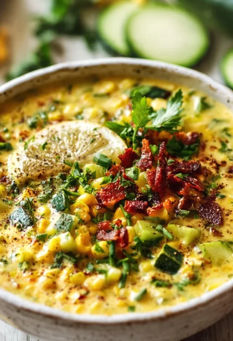 Zucchini Corn Chowder