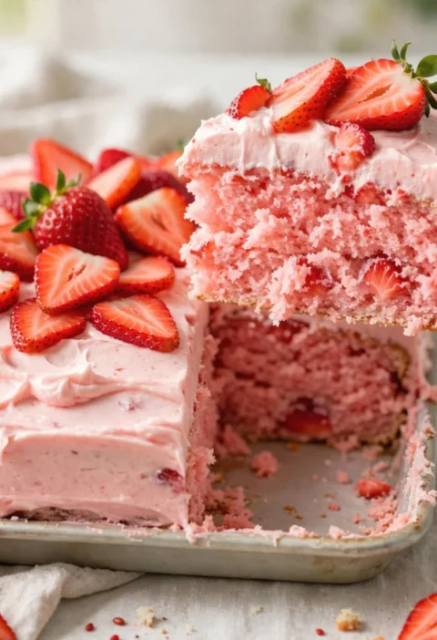 Best Strawberry Cake Recipe