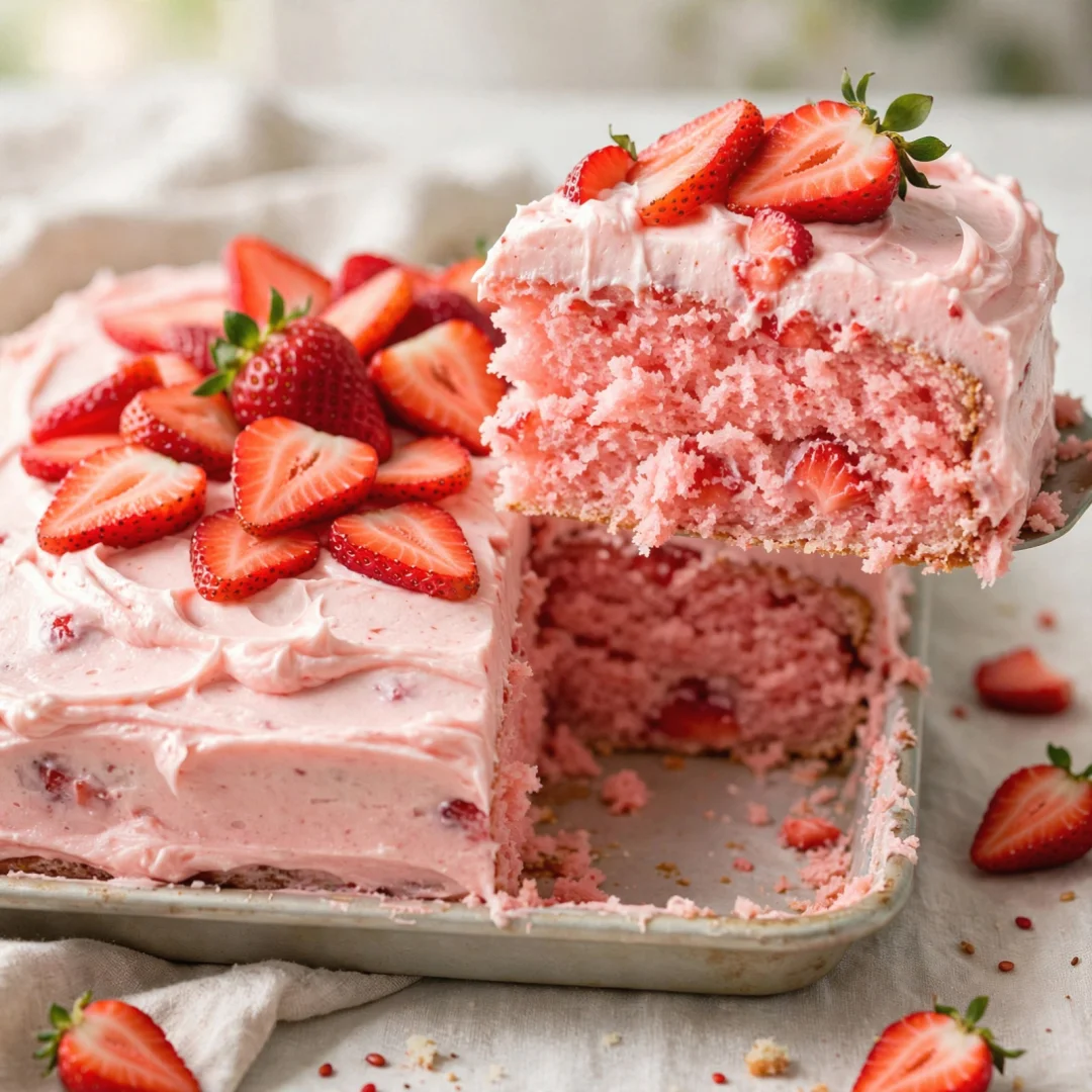 The Best Strawberry Cake Recipe