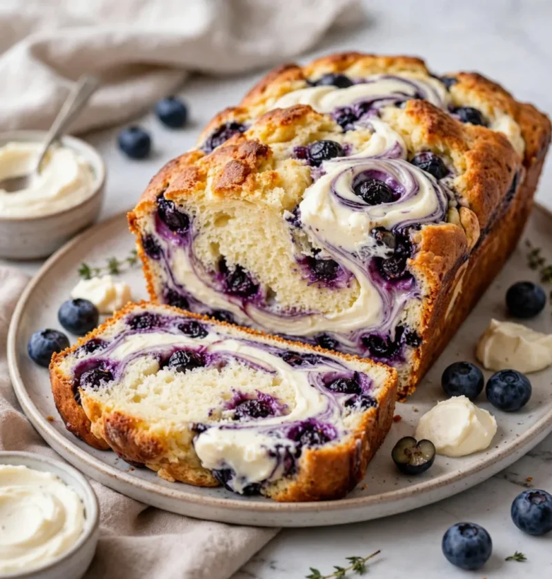 Blueberry Cream Cheese Loaf