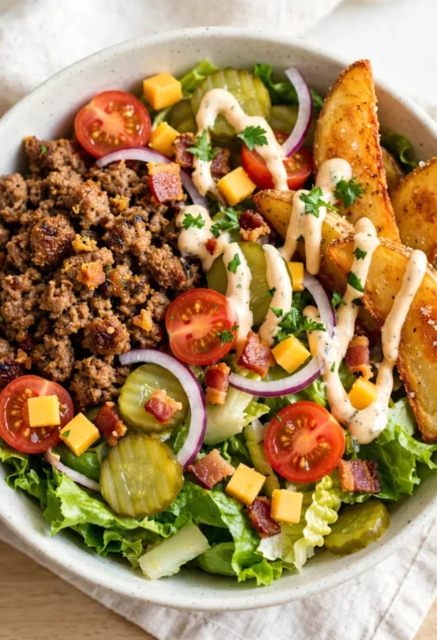 Burger Bowl Recipe