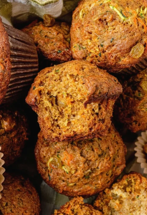 Carrot Zucchini Muffins