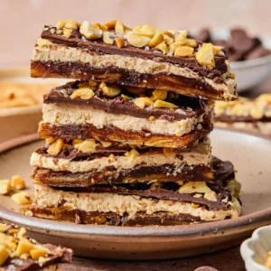 Date Bark with Peanut Butter Greek Yogurt