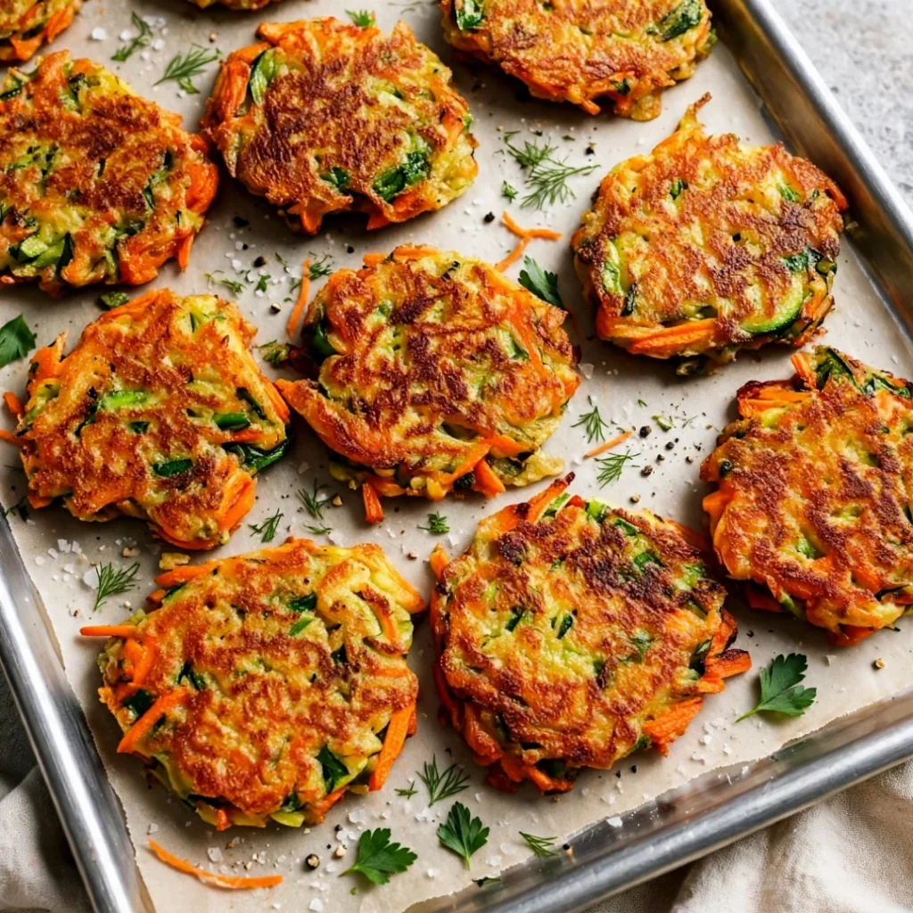 Easy and Delicious Crispy Vegetable Fritters - Easy and Delicious Crispy Vegetable Fritters