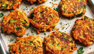 Crispy vegetable fritters