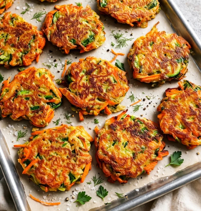 Crispy vegetable fritters