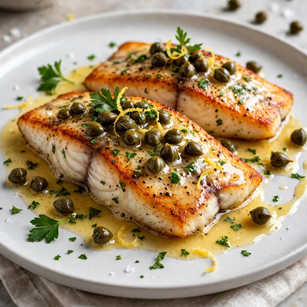 Easy and Delicious Lemon Caper Butter Chilean Seabass - Easy and Delicious Lemon Caper Butter Chilean Seabass