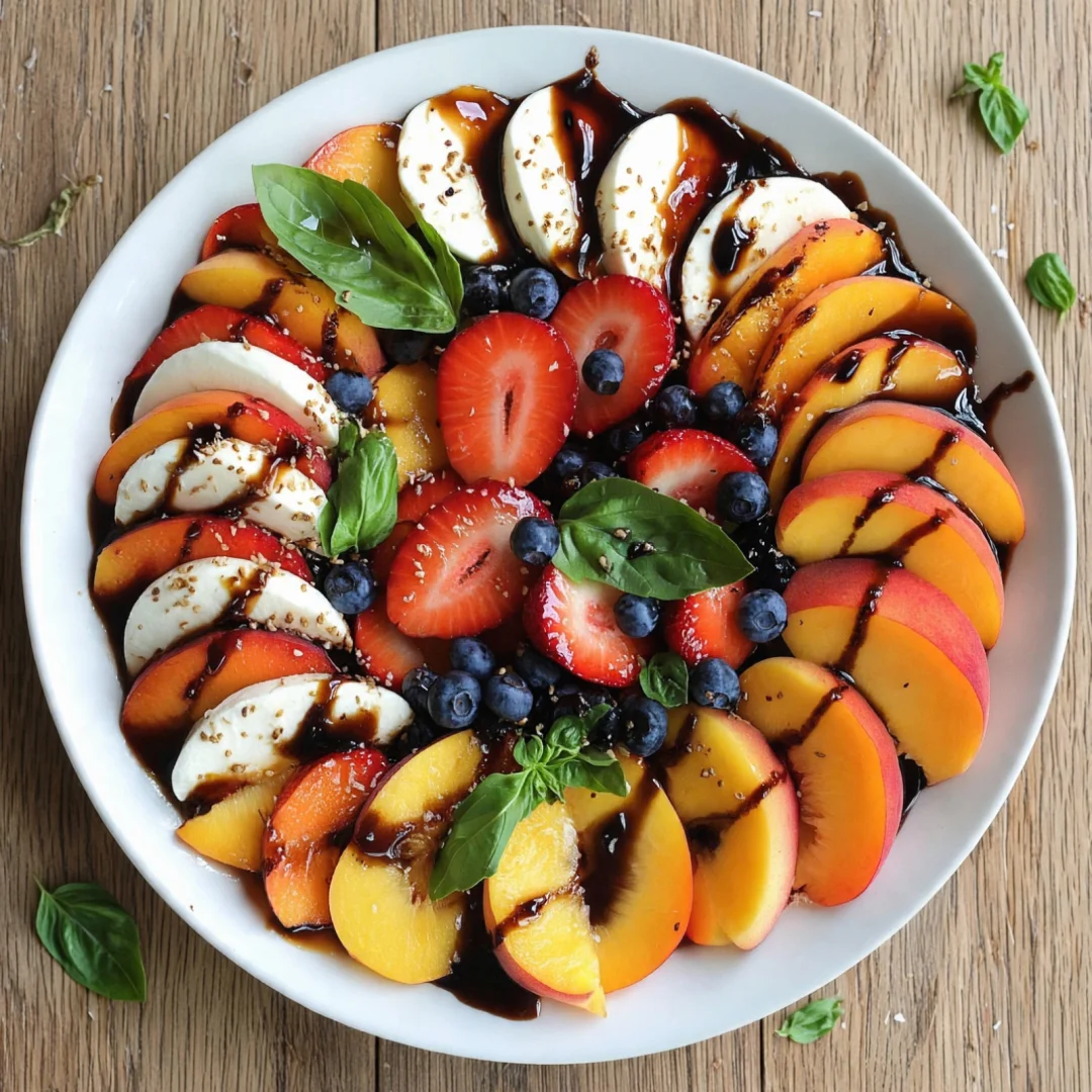 Easy and Delicious Summer Fruit Caprese Salad