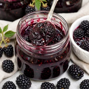 Fresh and Home Made Blackberry Jam & Easy and Tasty