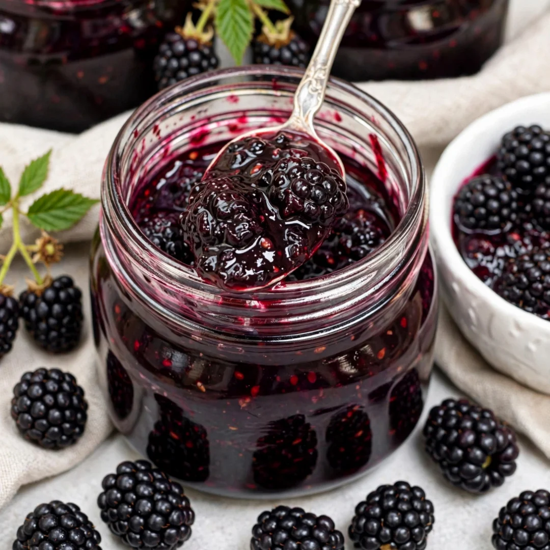 Fresh and Home Made Blackberry Jam & Easy and Tasty