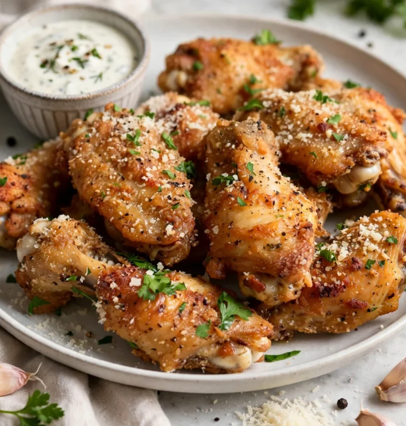 Garlic Parmesan Chicken Wings
