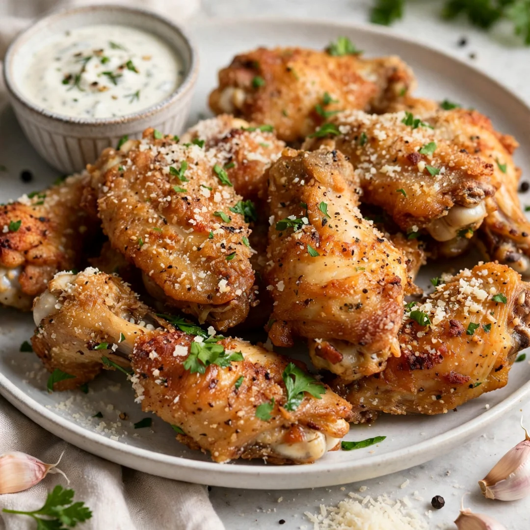 Garlic Parmesan Chicken Wings