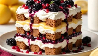 Gingerbread Berry Trifle