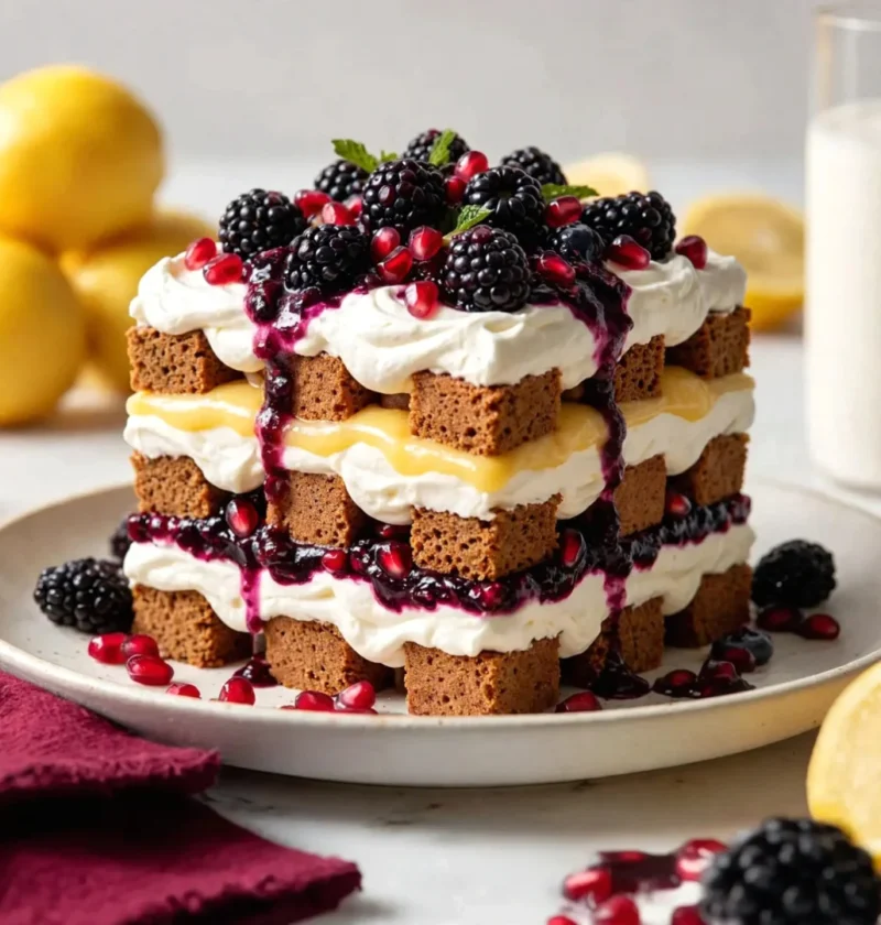 Gingerbread Berry Trifle